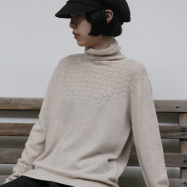 温かさと上質さを兼ね備えた、冬の必須タートルネックニット　ウールニット　セーター　四色  251110