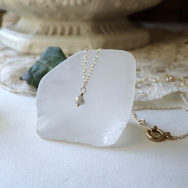 限定品　K10 ダイアカットビーズのネックレス