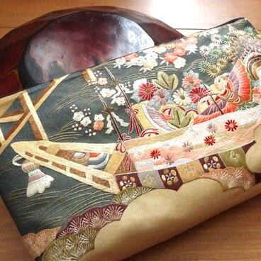 蘇州刺繍の豪華なポーチ(C様ご注文品）