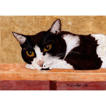 「ウメ15」猫イラスト（原画）