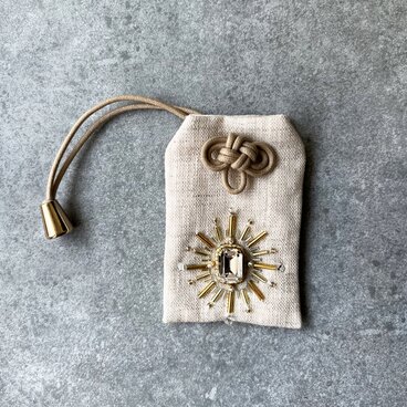 ＜ひも色選べる＞　O-mamori Luminous Gem