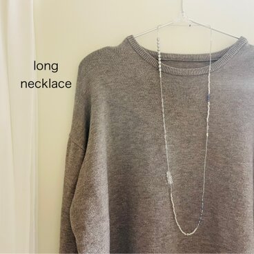 【何通りも愉しむﾛﾝｸﾞﾈｯｸﾚｽ】ｶﾚﾝｼﾙﾊﾞｰ 淡水ﾊﾟｰﾙ 金属ｱﾚﾙｷﾞｰ対応316　n001