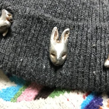 ピンブローチ　BP232805 ちびうさ