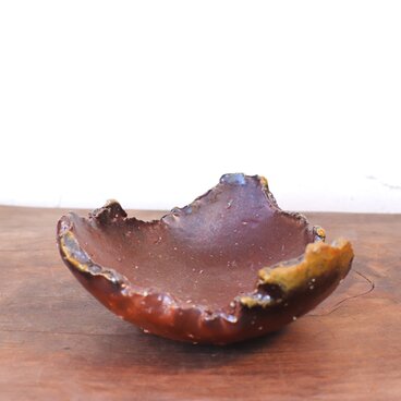 備前焼 ちぎり皿(幅約14.5cm)　sr8-038