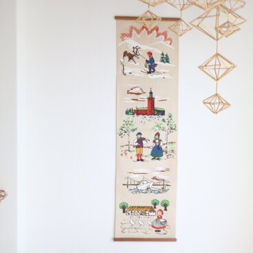 スウェーデンで見つけたタペストリー No.6216