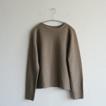 enrica cashmere&sable knit / mocha(dark)