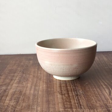 小丼碗　赤縞