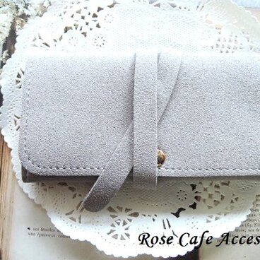 （1422）ポータブルジュエリーケース（大）✨携帯用アクセサリーポーチ 。・。・(^^♪