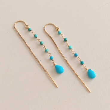 キングマンターコイズアメリカンピアス(14kgf)