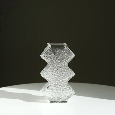 【Smalandshyttan】北欧/ スウェーデン製 /ヴィンテージ/ ガラス花瓶