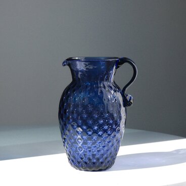 アメリカ製 / ヴィンテージ/ ガラスピッチャー / アメジストパープル