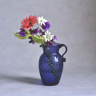 アメリカ製 / ヴィンテージ/ ガラスピッチャー / アメジストパープル