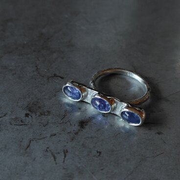 タンザナイトシルバーリング#13