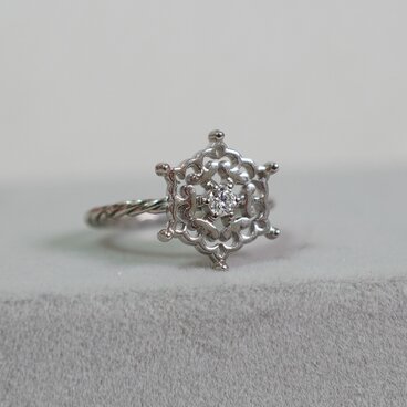 <SJ2nd>雪の結晶リング