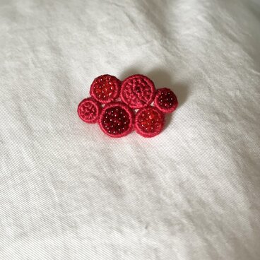 あかね　夕暮れ雲のブローチ