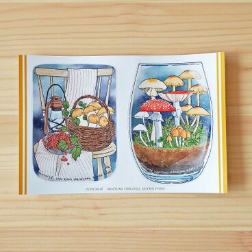 キノコのステッカー