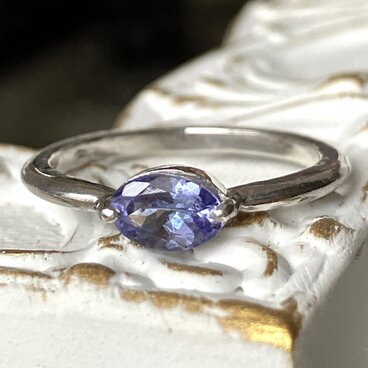 バイカラータンザナイト・リング（silver925）