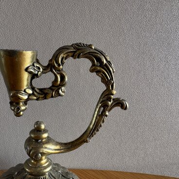 イタリアの古いキャンドルスタンド　キャンドルホルダー　蝋燭立て　ろうそく立て　アンティーク