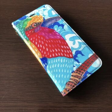 届く踊りは、心が動いた瞬間に──ライラックニシブッポウソウ・シャルメナの帯なしiPhoneケース