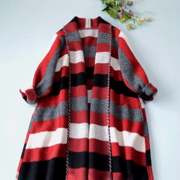 ショールカラー軽く羽織るシンプルな大人可愛いコート♪