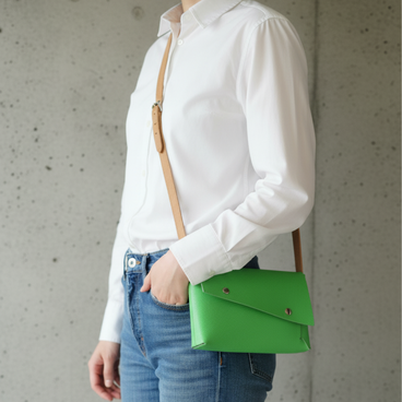 〈新春福袋2026・数量限定／ターコイズブルー×キャメルベルト〉 〈ダブルアクセス／3区画構造／サイズ・カラーオーダー対応〉