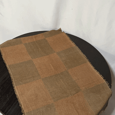 大人シック 熟成柿渋染めストールK25108