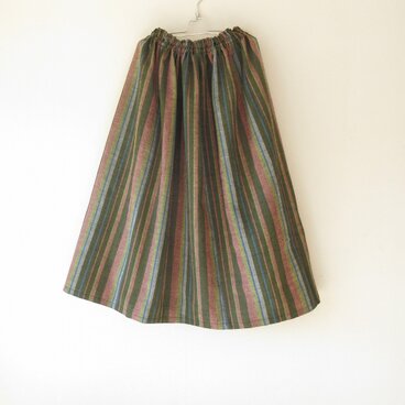☆着物ロングスカート☆ストライプ♪/31ks057