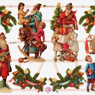 ドイツ製クロモス バイオリンとサンタ  ラメなし　DA-CHY054（Made in Germany)