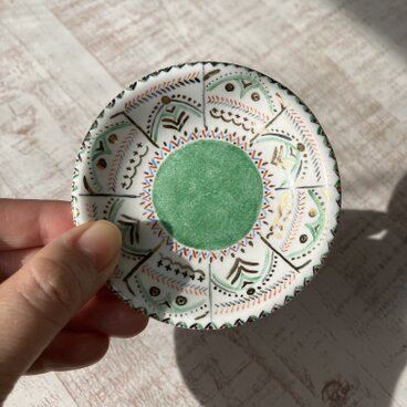 ARABIA＊北欧／かわいいミント色の豆皿／ミニプレート