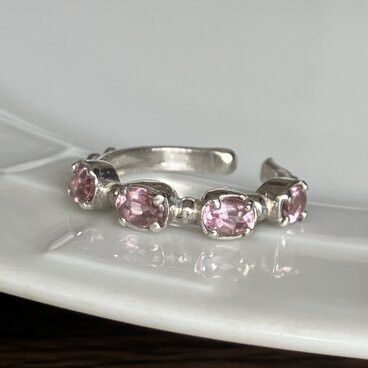 ピンクトルマリン・イヤーカフ（silver925）