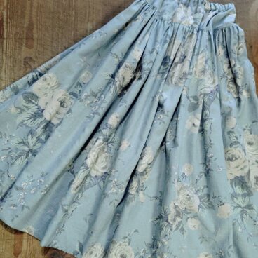 ティアードスカート　ミント