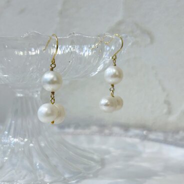ふたご淡水パール K14GF【AP031】(金具変更可)