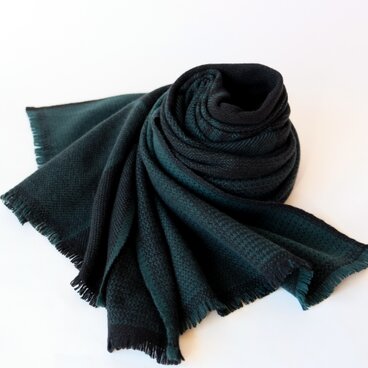 手織りカシミヤ100%ストール【紋華＊06】