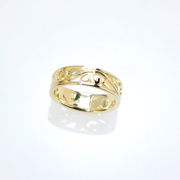 K18YG  アラベスクリング