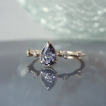 アベンチュリンアイオライト(PS)&Dia リング【１点限定】