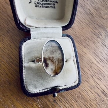 Dendritic Agate Ring