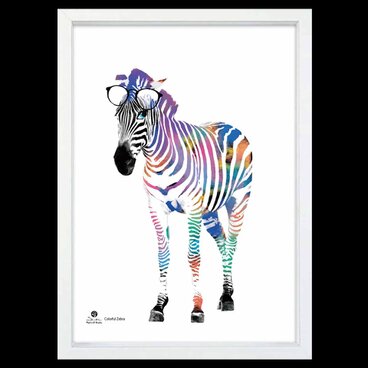 色彩の馬　ウマ　送料無料 　イラスト　A4〜A0　ポスター　アートポスター　アート/sei検索新着順　3852