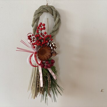 しめ縄（房飾）のお正月飾り(コンパクター）