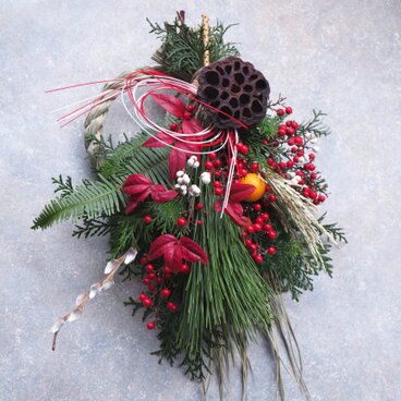 黒松のお正月飾り40cm①