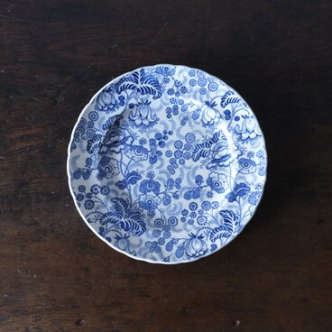 J.Vieillard&Cie/Bordeaux タピスリー 平皿 φ20.5cm フランス アンティーク a 0502457