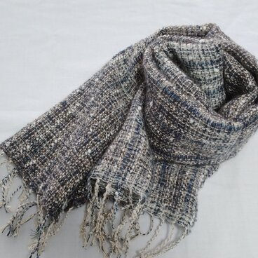 手織り・ふんわりマフラー