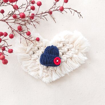 ★ニット帽ブローチ★