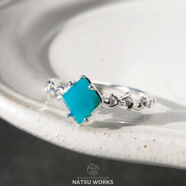 クリソコラ カルセドニー リング / Chrysocolla Chalcedony Ring 230