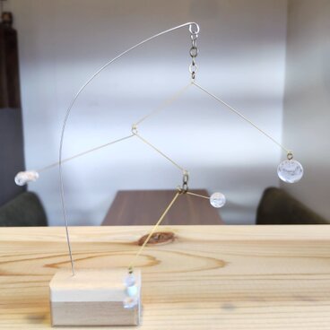 ガラスでバランス