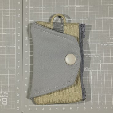 One Hand Key Card Case【Basic】　右利き用　グレー×ベージュ
