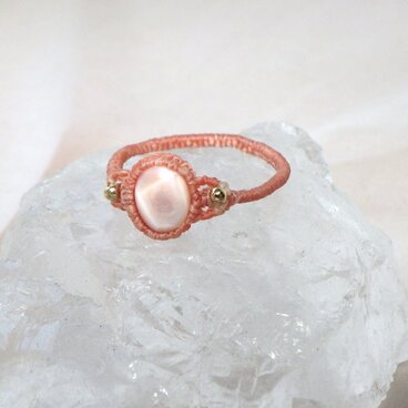 波模様の温もりのトムソナイト - マクラメリング