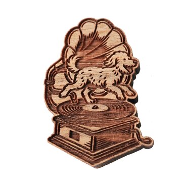 【木ｔｃｈ】クルミの木・ブローチ（バイナルドゥードル）