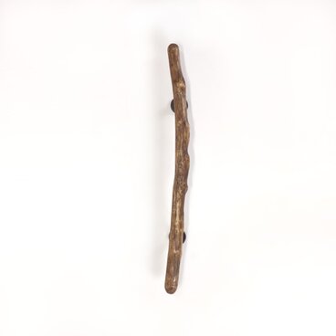 【温泉流木】側面が波打つ流木の柿渋ドアハンドル・手すり 木製 自然木 流木インテリア