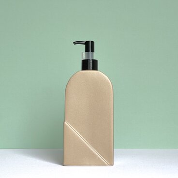 SAPI「日々の器」美濃焼ソープボトル(ベージュ)