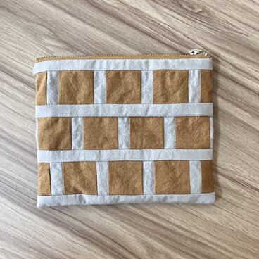 パッチワークのポーチ